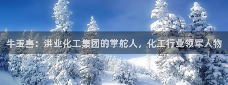 球盟会qm：牛玉喜：洪业化工集团的掌舵人，化工行业领军人物
