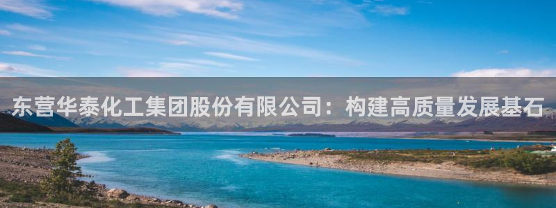 球盟会官方平台入口：东营华泰化工集团股份有限公司：构建高质量