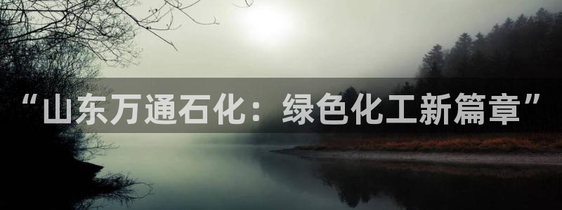 球盟会有没有黑单的人：“山东万通石化：绿色化工新篇章”