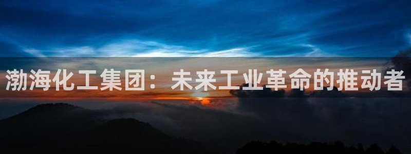 球盟会能提现吗：渤海化工集团：未来工业革命的推动者