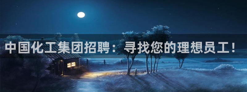球盟会：中国化工集团招聘：寻找您的理想员工！