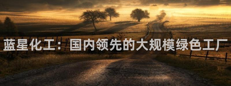 球盟会黑款吗知乎小说：蓝星化工：国内领先的大规模绿色工厂