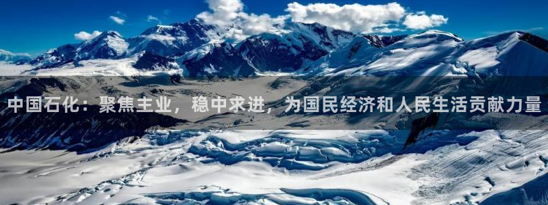 球盟会里面有打牌的嘛：中国石化：聚焦主业，稳中求进，为国民经